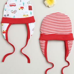 BUMZEE Boys Cotton Printed Beanie-17