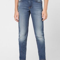 Jack & Jones Junior Boys Clark Straight Fit Heavy Fade Cotton Jeans-picture-1
