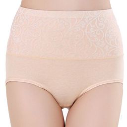 PLUMBURY Self Design Cotton High Waist Tummy Control Hipster Briefs-image-7