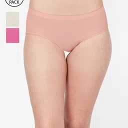 FashionRack Women Pack of 3 Assorted Bikini Briefs-image-78
