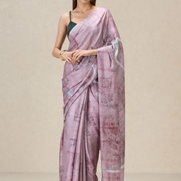 navyasa by liva Abstract Printed Liva Saree-image-38
