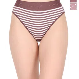 BODYX Pack Of 3 Printed Mid-Rise Basic Briefs - BX517-MULTI-3PCS-S-picture-2