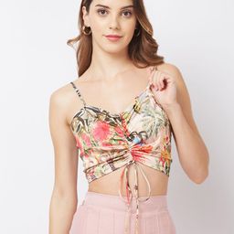 HERE&NOW Floral Print Crop Top-image-47