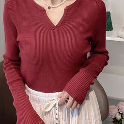 LULU & SKY Ribbed Pullover Sweatshirt-image-38