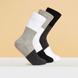 BYFORD by Pantaloons Men Pack Of 3 Colourblocked Calf-Length Socks-55