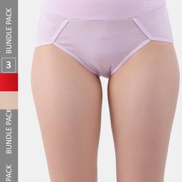 Amour Secret Pack Of 3 Anti-Bacterial Hipster Briefs-image-11