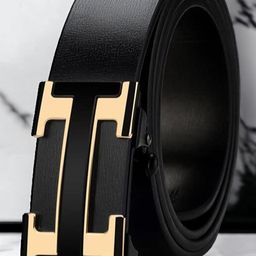ZORO Men Textured Vegan Leather Stretchable Slim Belt-image-75