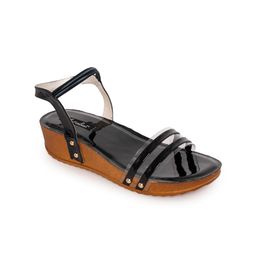 Funku Fashion Black Wedge Heels-32