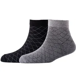 Cotstyle Men Pack Of 2 Patterned Cotton Ankle Length Socks-image-16