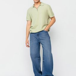 FREAKINS Men Straight Fit Mid-Rise Light Fade Cotton Jeans-picture-9