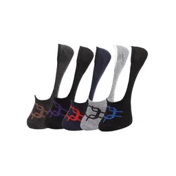 Dollar Socks Men Pack of 5 Assorted Cotton Shoe Liners-11