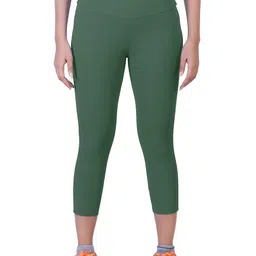 LAASA SPORTS Women Green Skinny Fit Capris-picture-52