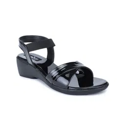 SAPATOS Black Wedge Sandals-31
