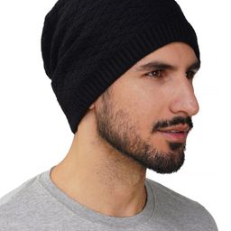 iSWEVEN Unisex Self Design Woollen Beanie-7