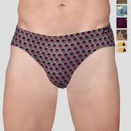 FRENCHIE Pack Of 6 Assorted Printed Cotton Basic Briefs FR-MI-BF-DSGNR-10P-85-PO6-picture-21