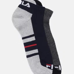 FILA Men Pack Of 2 Patterned Ankle-Length Socks-4