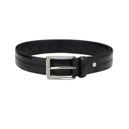 Da Milano Men Textured Leather Belt-image-87
