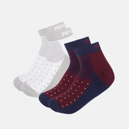 Pepe Jeans Men Pack Of 2 Patterned Ankle-Length Socks-14