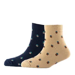 Cotstyle Men Pack Of 2 Patterned Cotton Ankle Length Socks-image-89