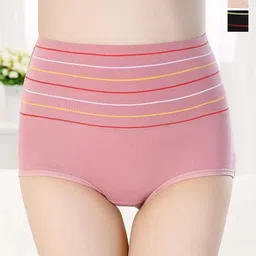 SHREE GANESH FASHION 3-Pcs Striped Cotton Hipster Briefs 2076 PO3 BCL-M-image-90