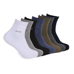 One8 Men Pack of 4 Cotton Ankle-Length Socks-40