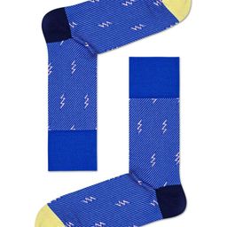 Happy Socks Men Patterned Cotton Calf Length Dressed Flash Socks-image-74
