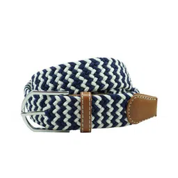 The Tie Hub Men Braided Stretchable Canvas Belt-image-42