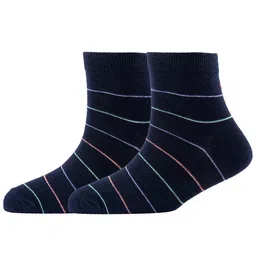 Cotstyle Men Pack Of 2 Striped Cotton Ankle Length Socks-image-21