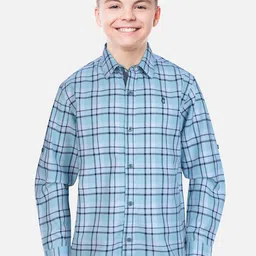 Gini and Jony Boys Checked Casual Cotton Shirt-image-93