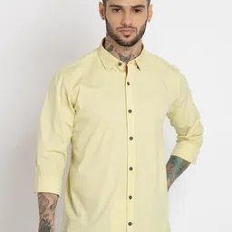 Status Quo Men Standard Slim Fit Casual Cotton Shirt-image-97