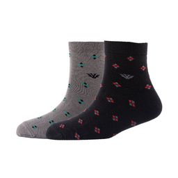 Cotstyle Men Pack Of 2 Patterned Cotton Ankle Length Socks-picture-10