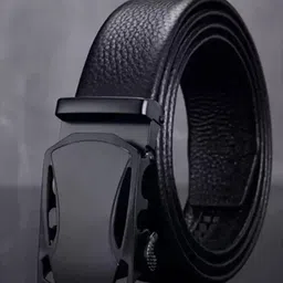 Kastner Men Textured Slider Buckle Synthetic Leather Belt-image-10