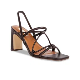 London Rag PU Block Heels-image-29