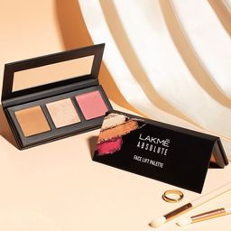 Lakme Absolute 3 in 1 Facelift Palette- Bronzer, Blush & Highlighter 15 g - Golden Hour image 2