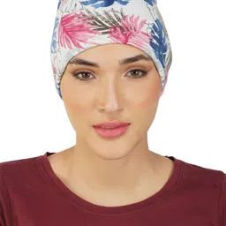 iSWEVEN Tropical Printed Beanie-37