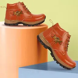 BAESD Boys Lace-Up Regular Boots-image-87