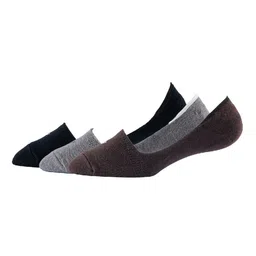 Cotstyle Men Pack Of 3 Patterned Cotton Shoe Liners Socks-1
