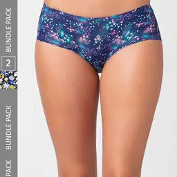 FashionRack Women Pack Of 2 Assorted Seamless Hipster Briefs-6