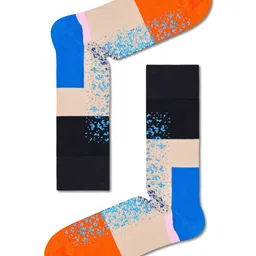 Happy Socks Men Patterned Cotton Calf-Length Socks-26