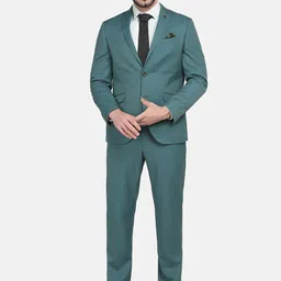 Blackberrys Men Single Breasted Slim Fit Two Piece Formal Suit-image-60
