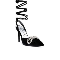 London Rag Velvet Jewel Pumps-image-69