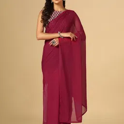 VILLAGIUS Pure Georgette Saree-picture-32