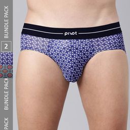 pivot Men Pack Of 2 Mid-Rise Assorted Basic Briefs-picture-15
