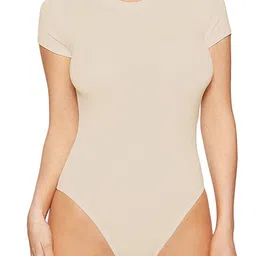 LULU & SKY Round Neck Cap Sleeve Bodysuit-image-50