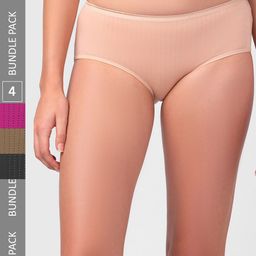 FashionRack Pack Of 4 Cotton Hipster Briefs 6048 _SBBrP-image-77