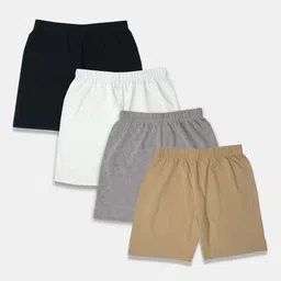 Sillysally Girls Pack Of 4 Mid Rise Boyshorts Briefs-image-89