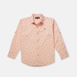 Gini and Jony Infants Boys Micro Ditsy Printed Cotton Casual Shirt-image-76