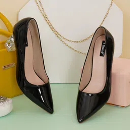 Sherrif Shoes Black Party Block Pumps-49