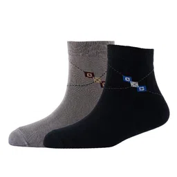 Cotstyle Men Pack Of 2 Patterned Cotton Ankle Length Socks-image-55