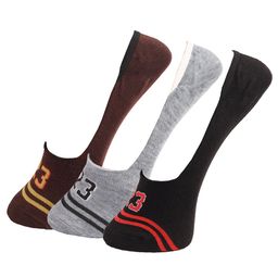 Dollar Socks Men Pack Of 3 Assorted Printed Cotton Shoe Liners-13